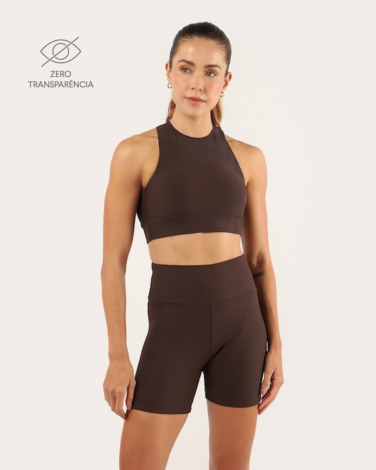 Top de treino CoverSync canelado