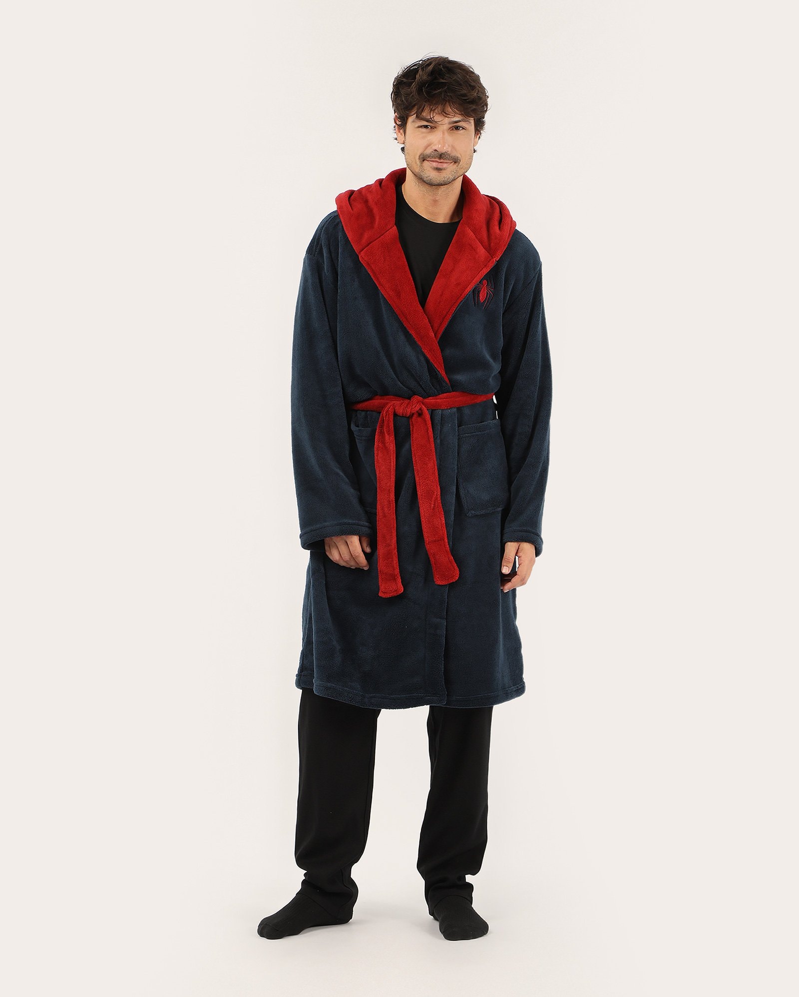 Robe masculino estampado Homem Aranha - azul | Marvel