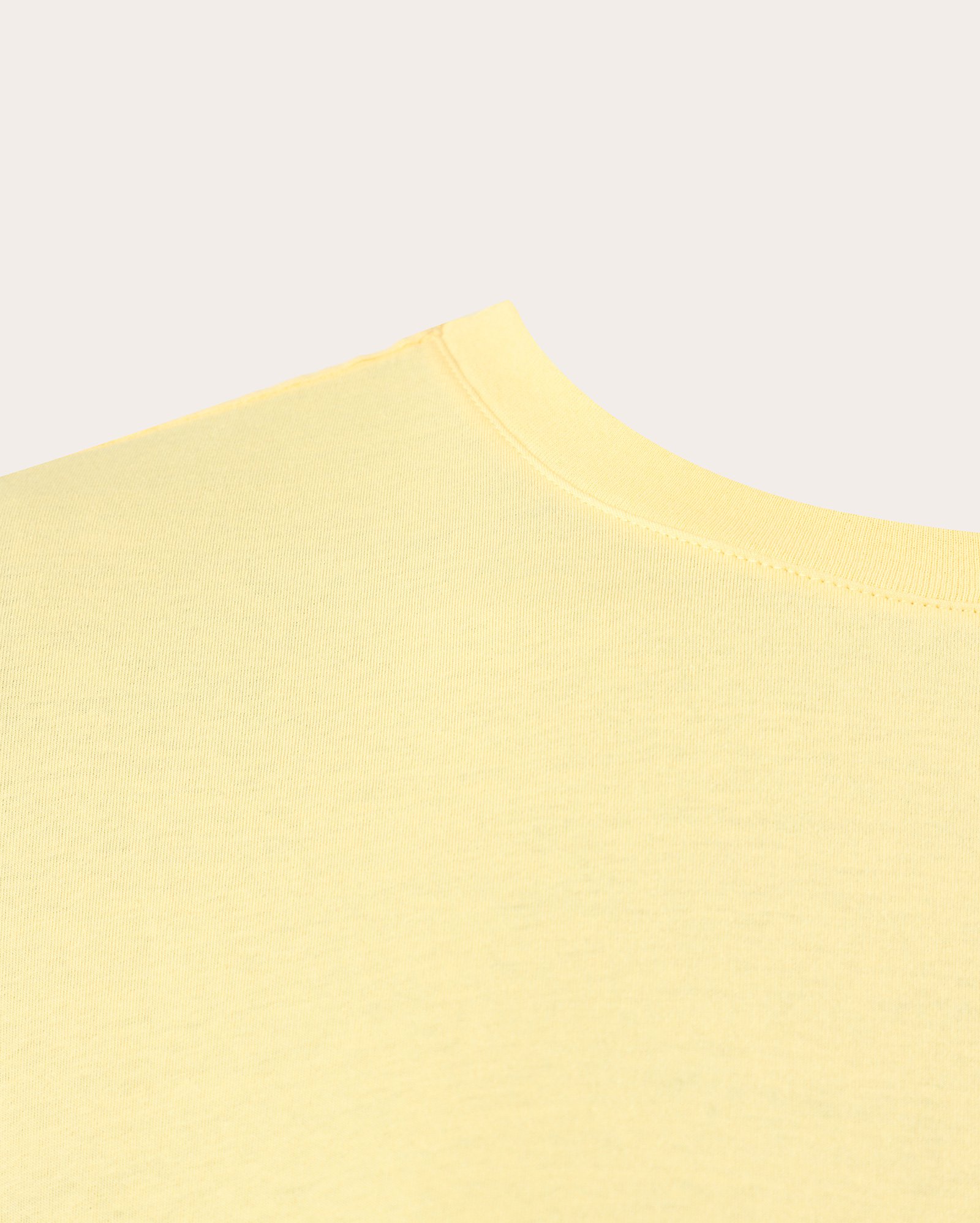Camiseta masculina plus size regular lisa - amarela