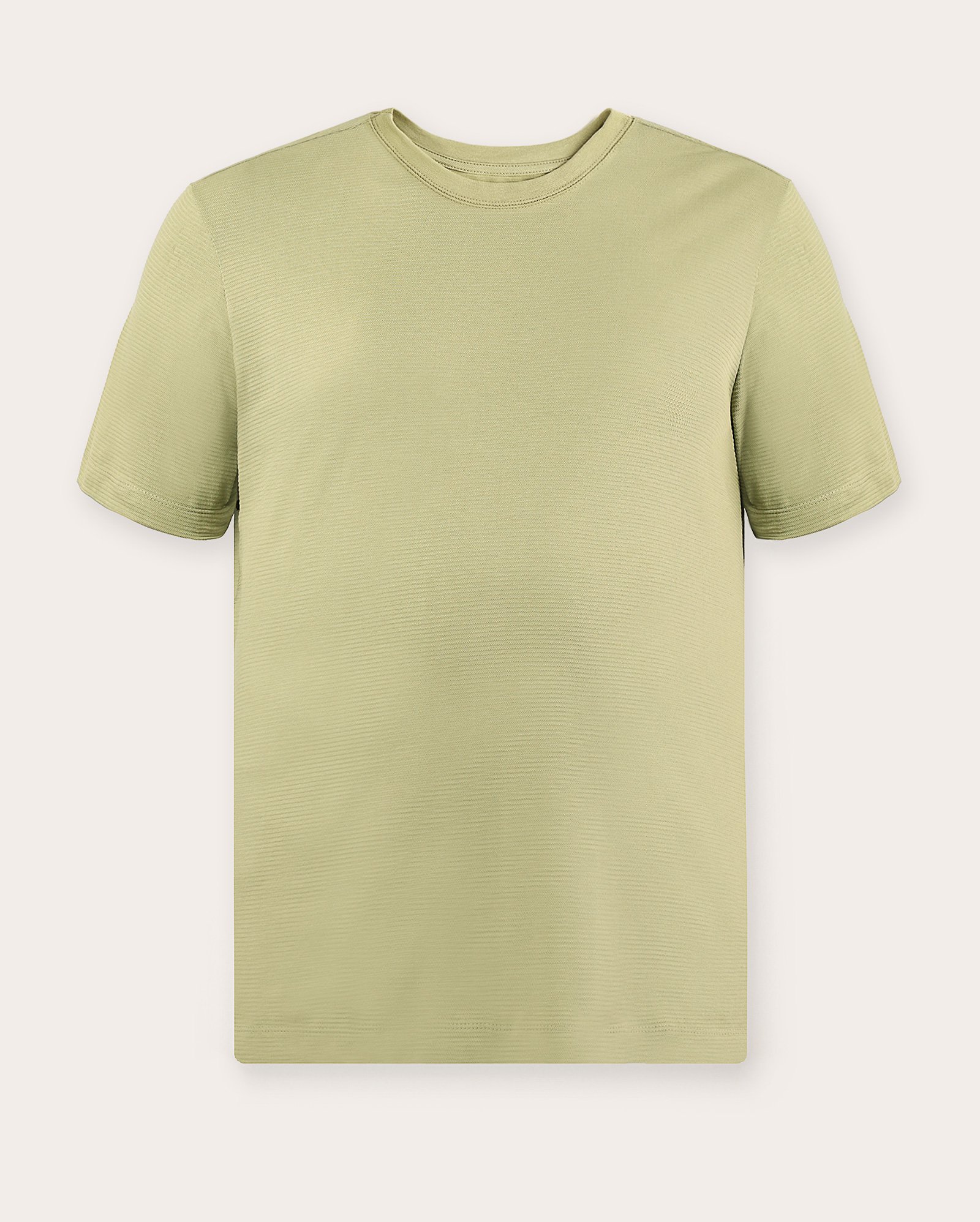 Camiseta plus size masculina básica texturizada - verde