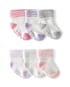 Kit meia bebê 6 pares fleece com listras multicor | Carter's
