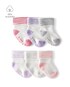 Kit meia bebê 6 pares fleece com listras multicor | Carter's