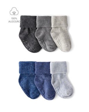 Kit meia bebê 6 pares mescla multicor | Carter's