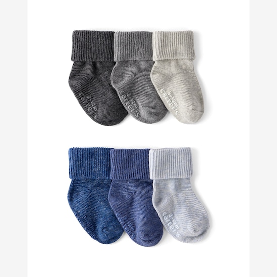 Kit meia bebê 6 pares mescla multicor | Carter's