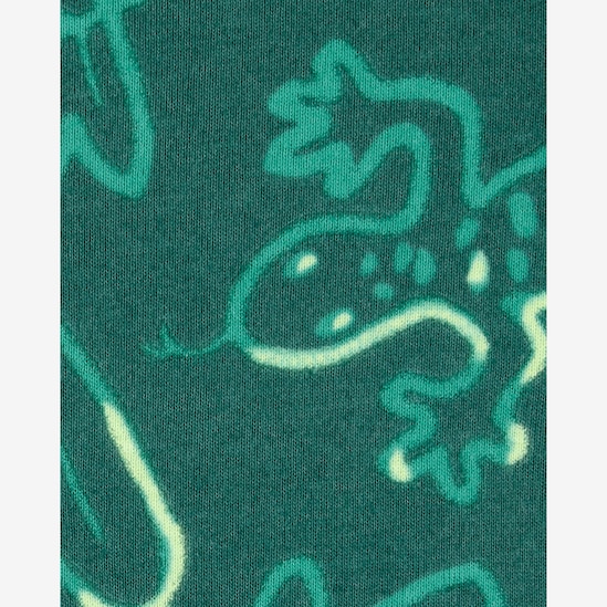 Pijama bebê 4 peças lagarto na floresta multicor | Carter's
