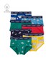 Kit cueca infantil 7 peças slip dinossauros multicor | Carter's