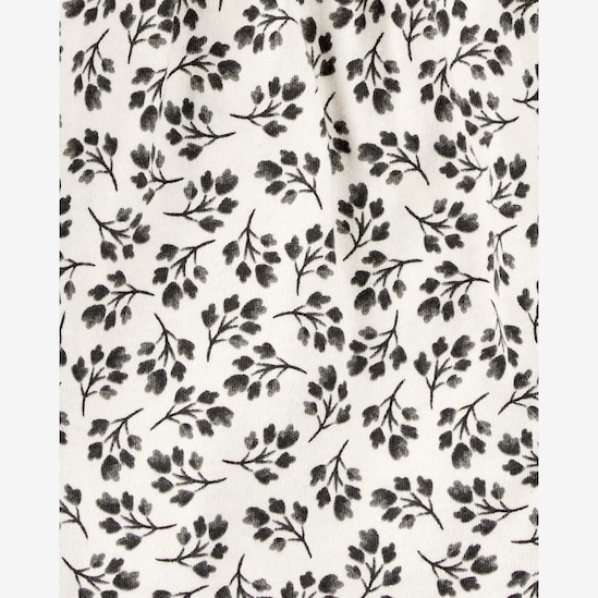 Banho de sol bebê evasê floral com babados off-white | Carter's