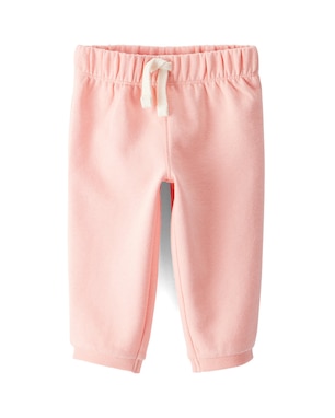Calça de moletom bebê cós de elástico rosa | Carter's