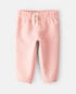 Calça de moletom bebê cós de elástico rosa | Carter's
