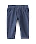 Calça jeans bebê de malha pespontada denim médio | Carter's
