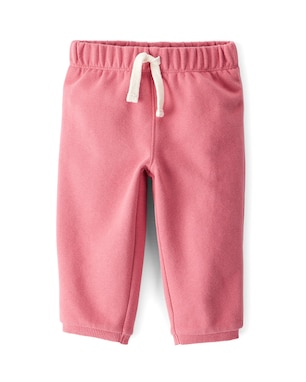 Calça de moletom bebê cós de elástico rosa | Carter's