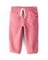 Calça de moletom bebê cós de elástico rosa | Carter's