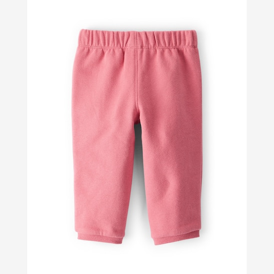 Calça de moletom bebê cós de elástico rosa | Carter's