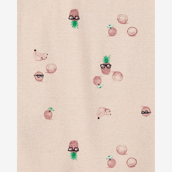 Macaquinho bebê frutinhas marrom | Carter's