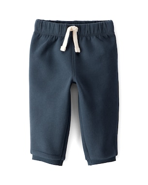 Calça de moletom bebê cós de elástico azul | Carter's