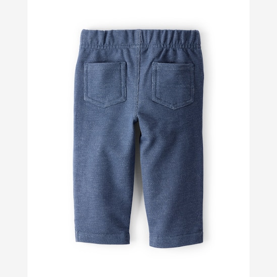Calça jeans bebê malha denim médio | Carter's