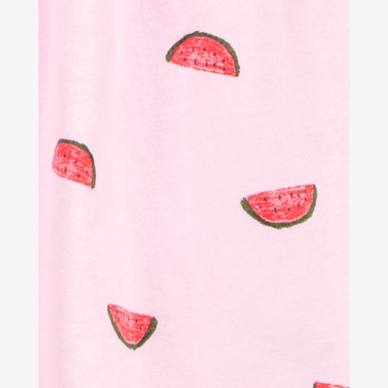 Vestido infantil evasê melancia rosa | Carter's