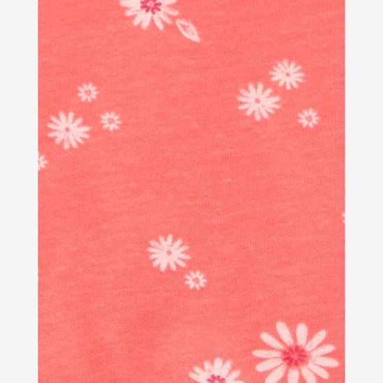 Vestido infantil evasê flores do campo vermelho | Carter's