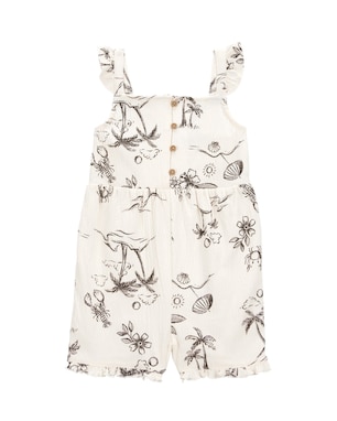 Macaquinho infantil praia no verão off-white | Carter's