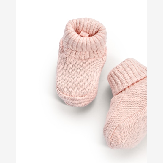 Kit touca bebê com pantufa ratinho - rosa | Carter's