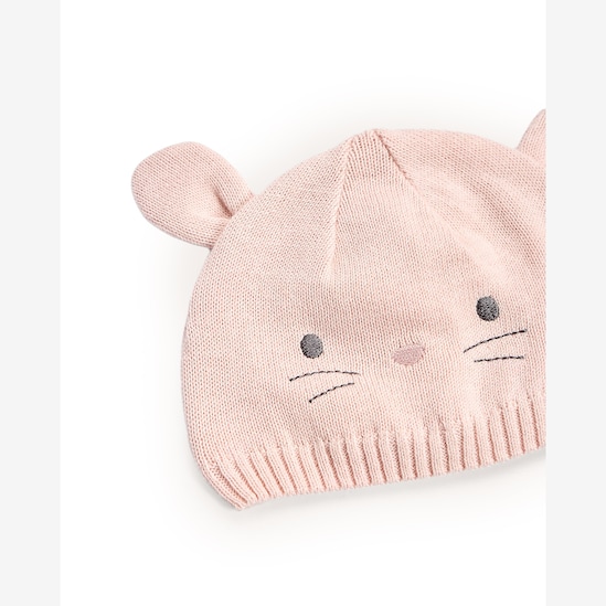 Kit touca bebê com pantufa ratinho - rosa | Carter's