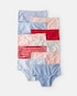 Kit calcinha infantil 10 peças listras e morango multicor | Carter's