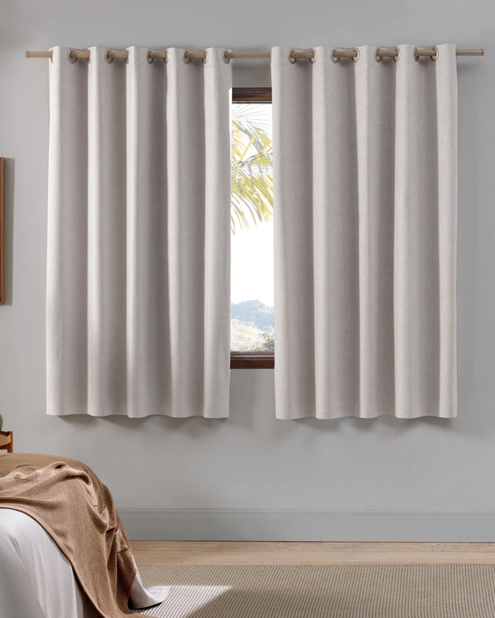 Cortina Blackout Lima - 170 X 260 CM Off-white Mescla | Casa Riachuelo