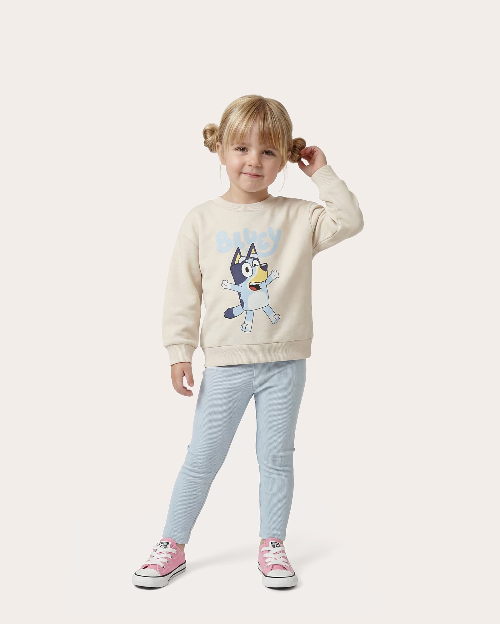 Conjunto longo infantil Bluey com adesivo 2-9A - multicor | BBC