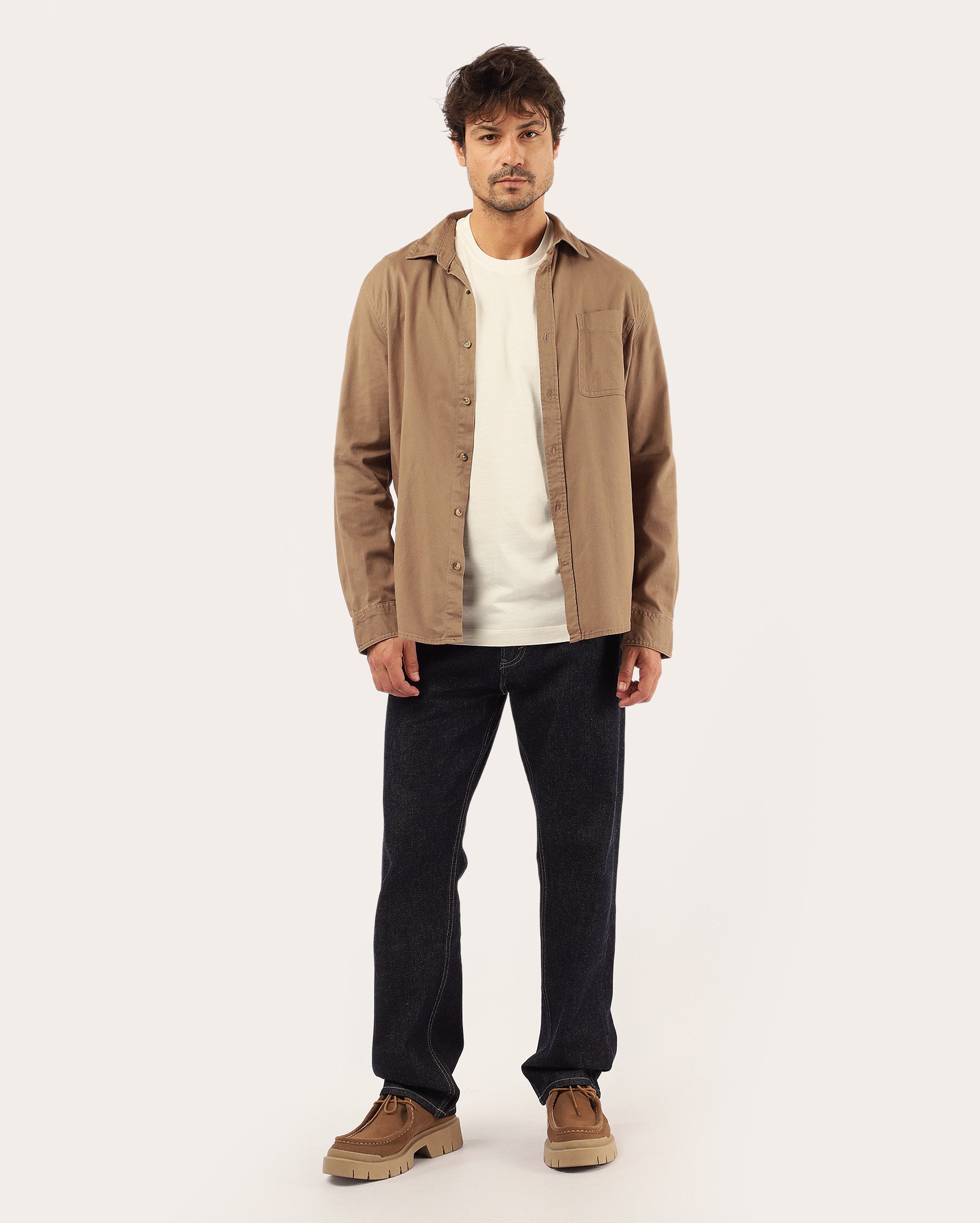 Calça jeans masculina relaxed - denim escuro | Pool Jeans