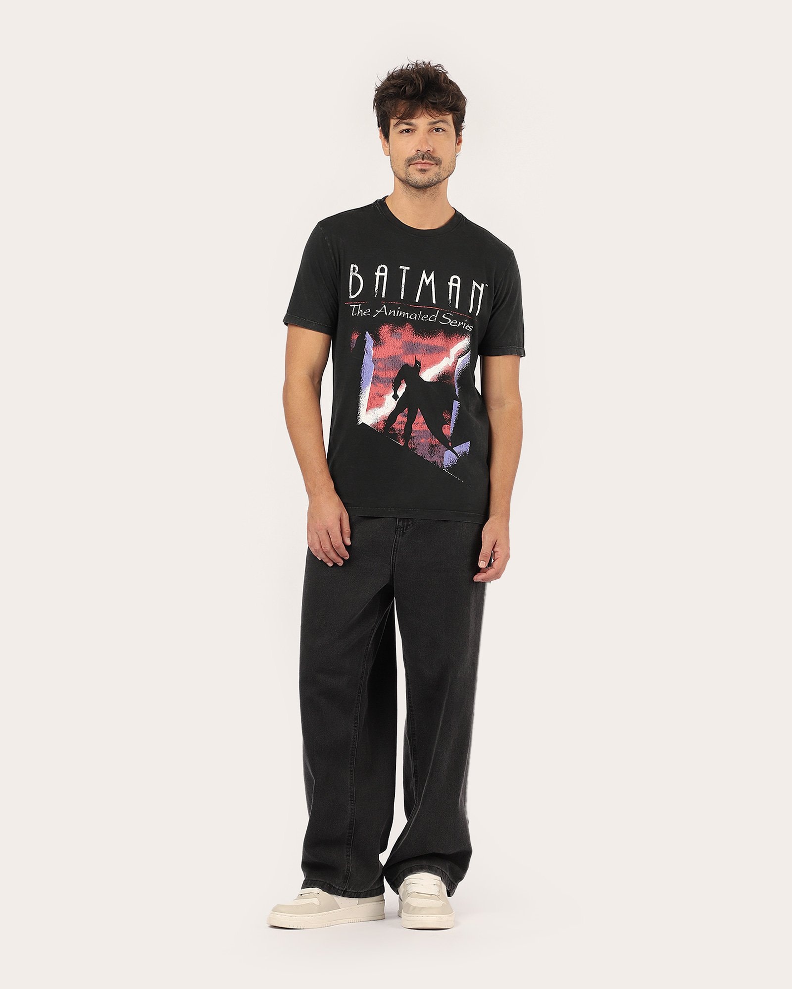 Riachuelo | Camiseta masculina regular Batman - preta | FANLAB