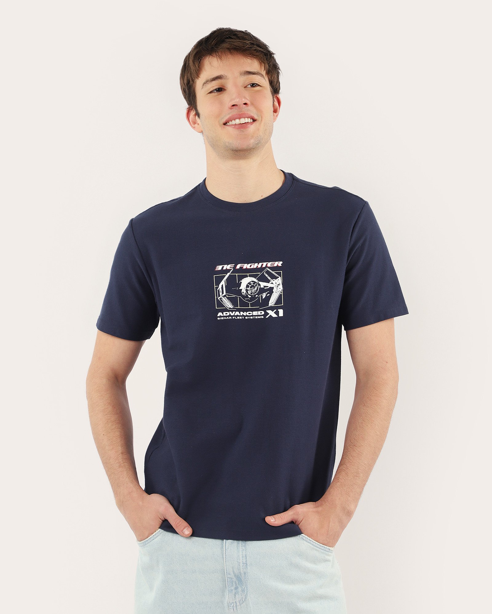 Camiseta masculina Advanced x1 regular - azul | FANLAB