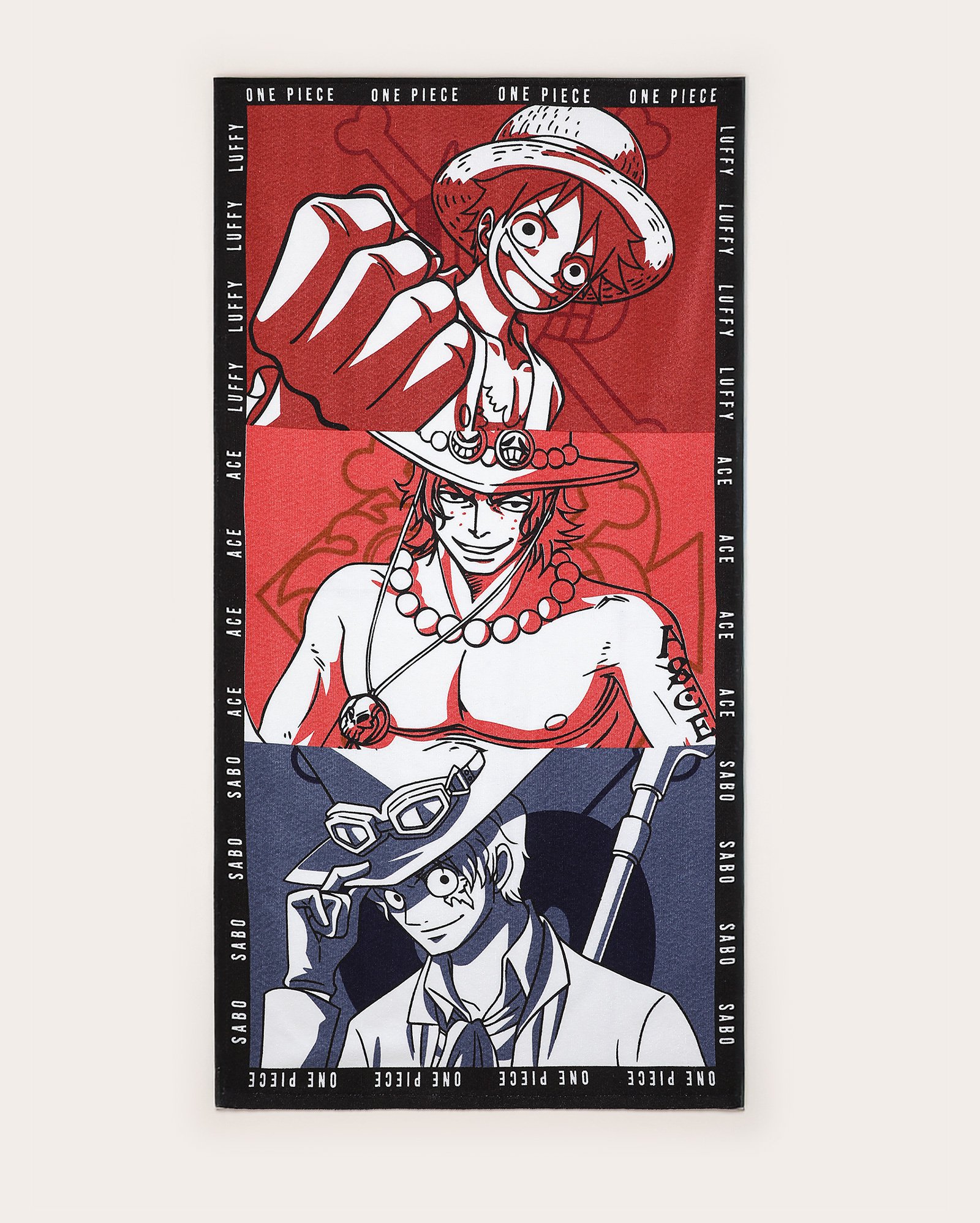 Toalha de banho velour Luffy e irmãos - multicor | Casa Riachuelo