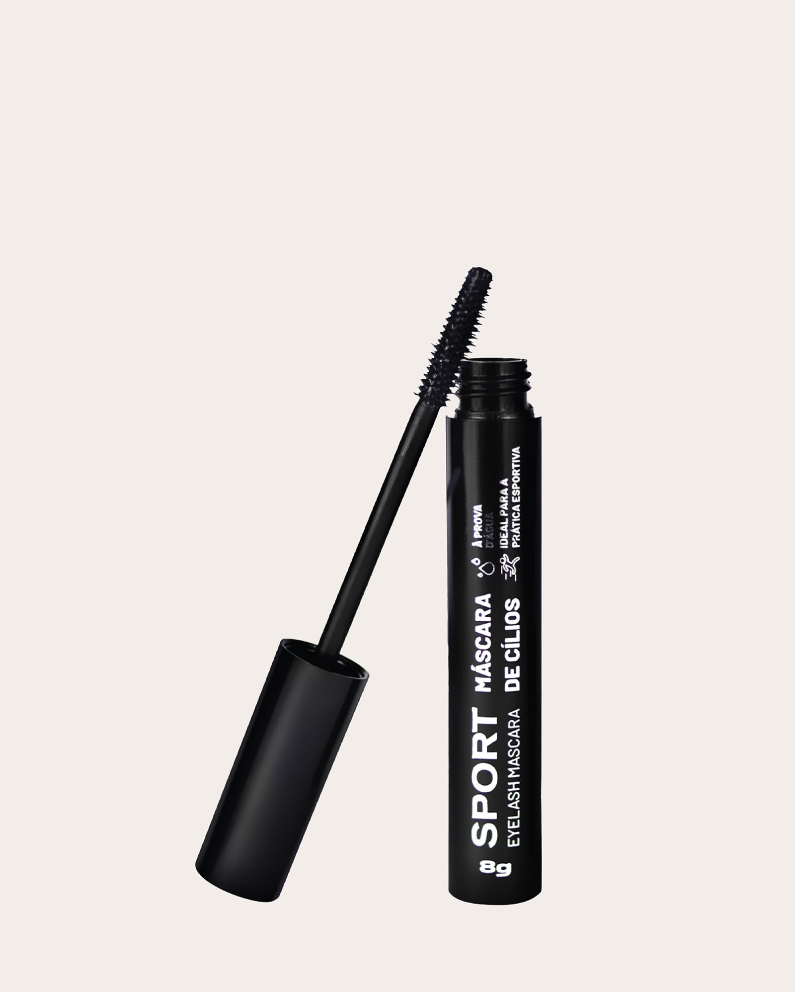 Máscara de cílios Sport Eyelash cor preta 8g | Pink Cheeks
