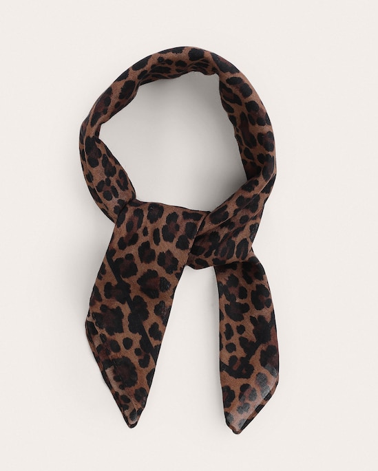 Lenço pashmina feminino animal print