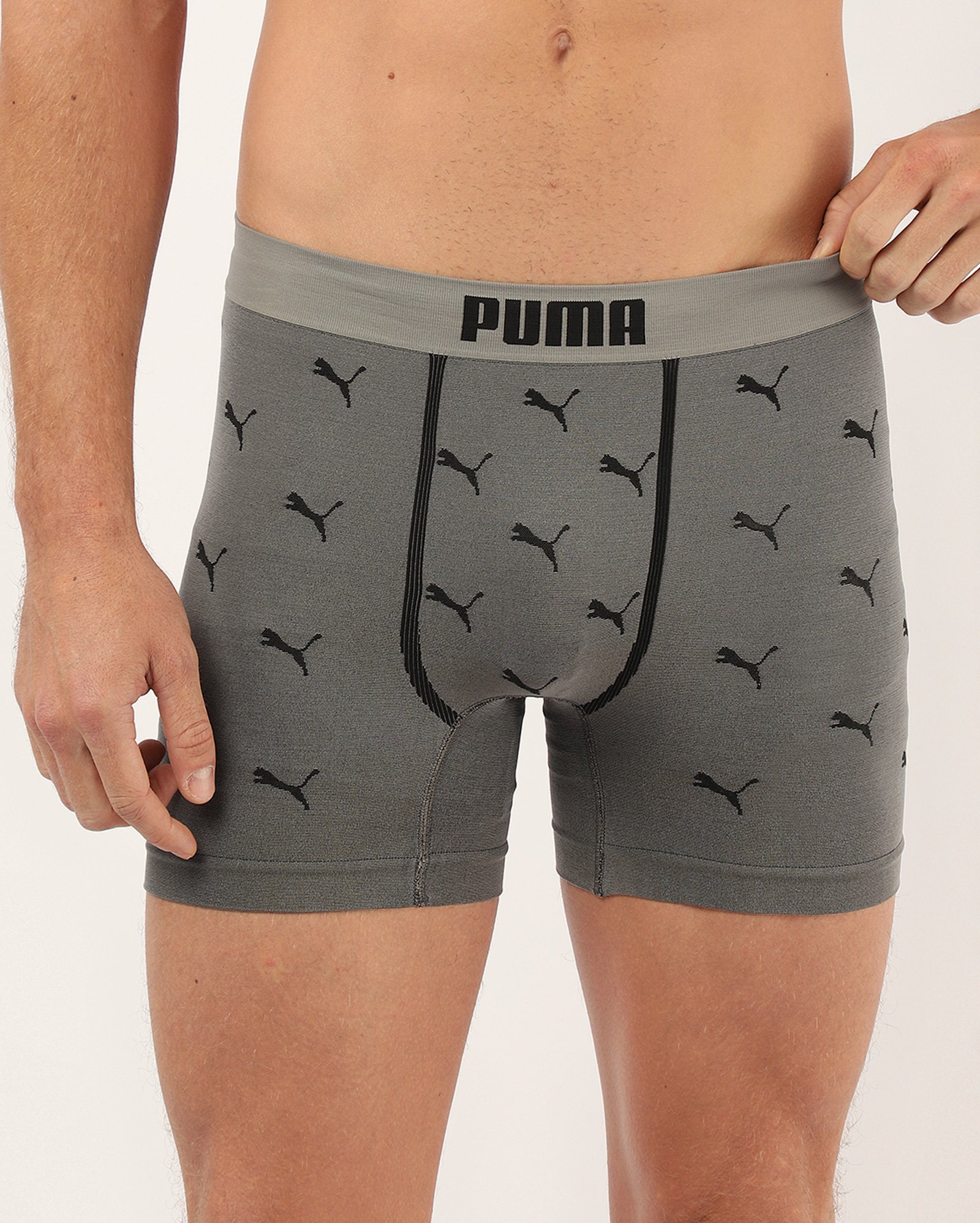 Cueca boxer estampada sem costura | Puma