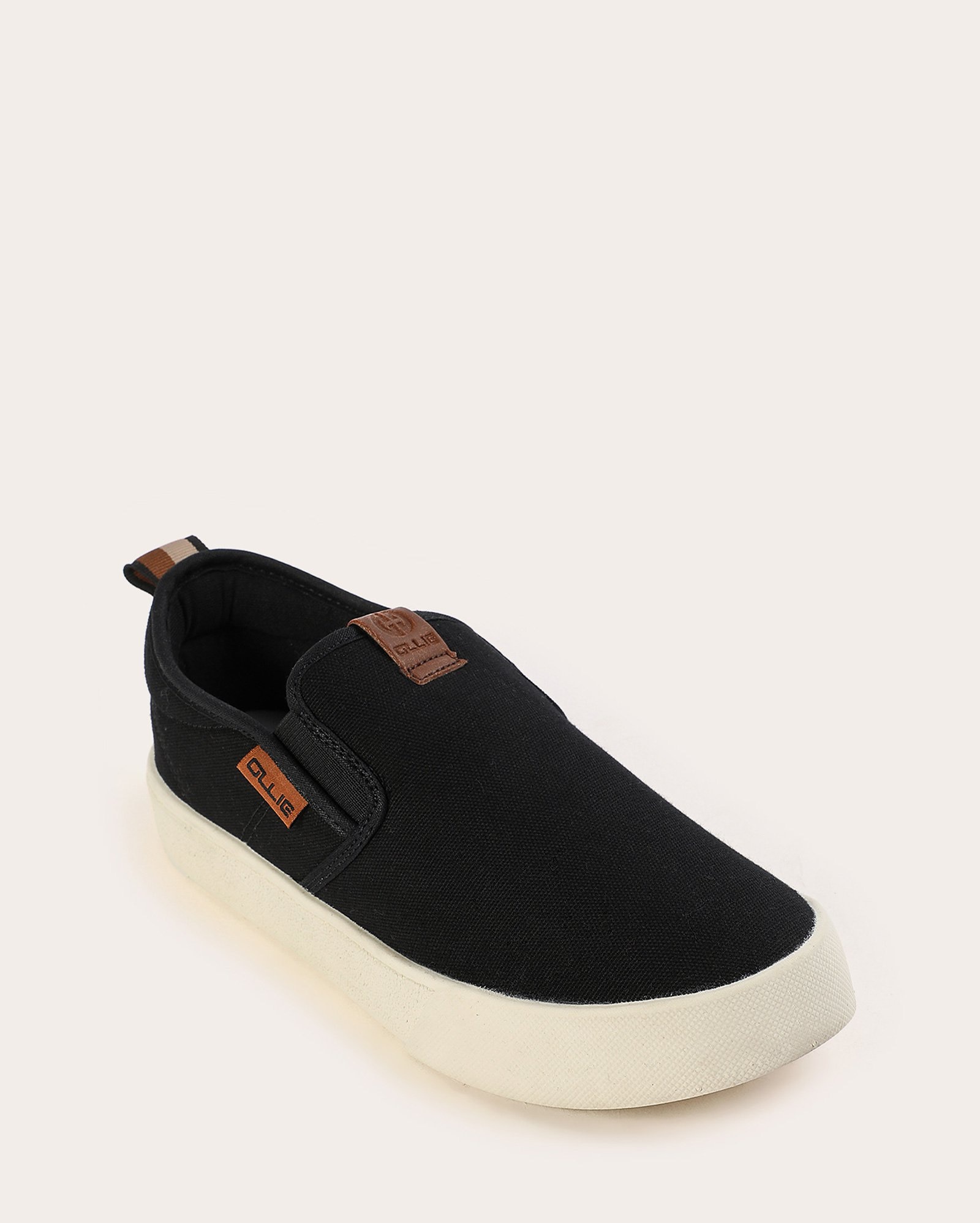 Tênis juvenil slip on Indy 2 - preto | Ollie