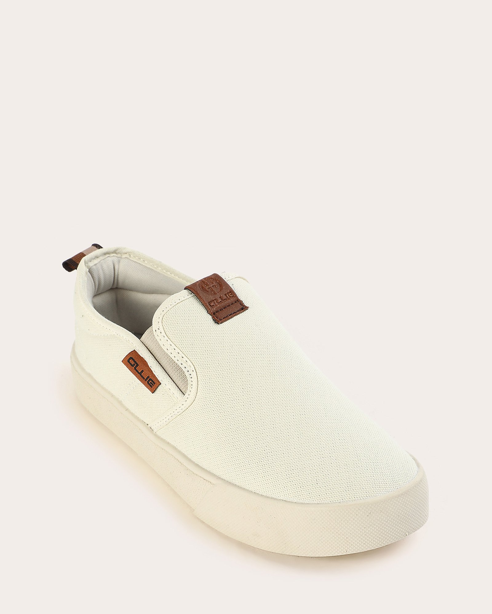 Tênis juvenil slip on Indy 2 - bege | Ollie