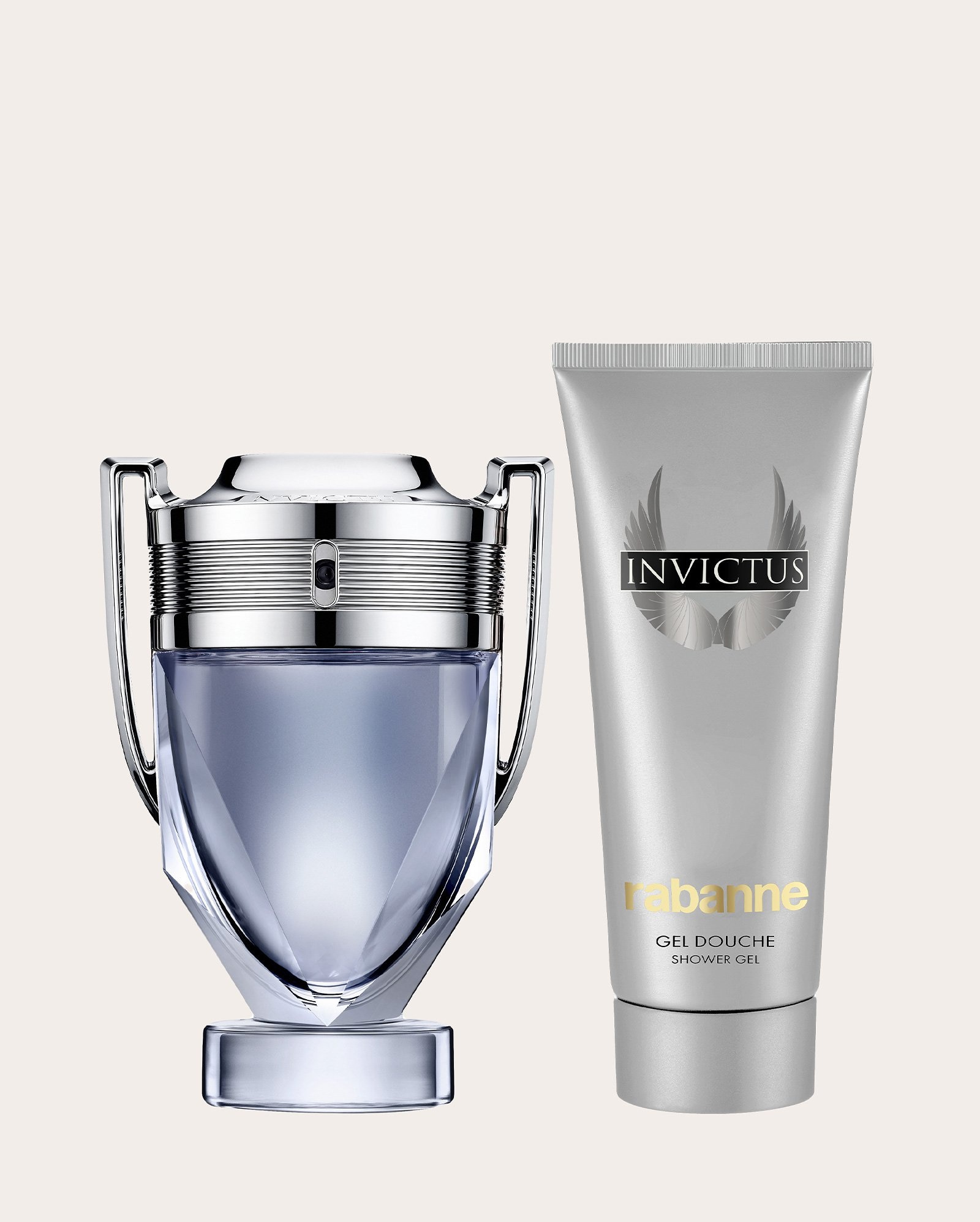 Kit perfume masculino Invictus EDT 100ml + gel de banho 100ml | Rabanne