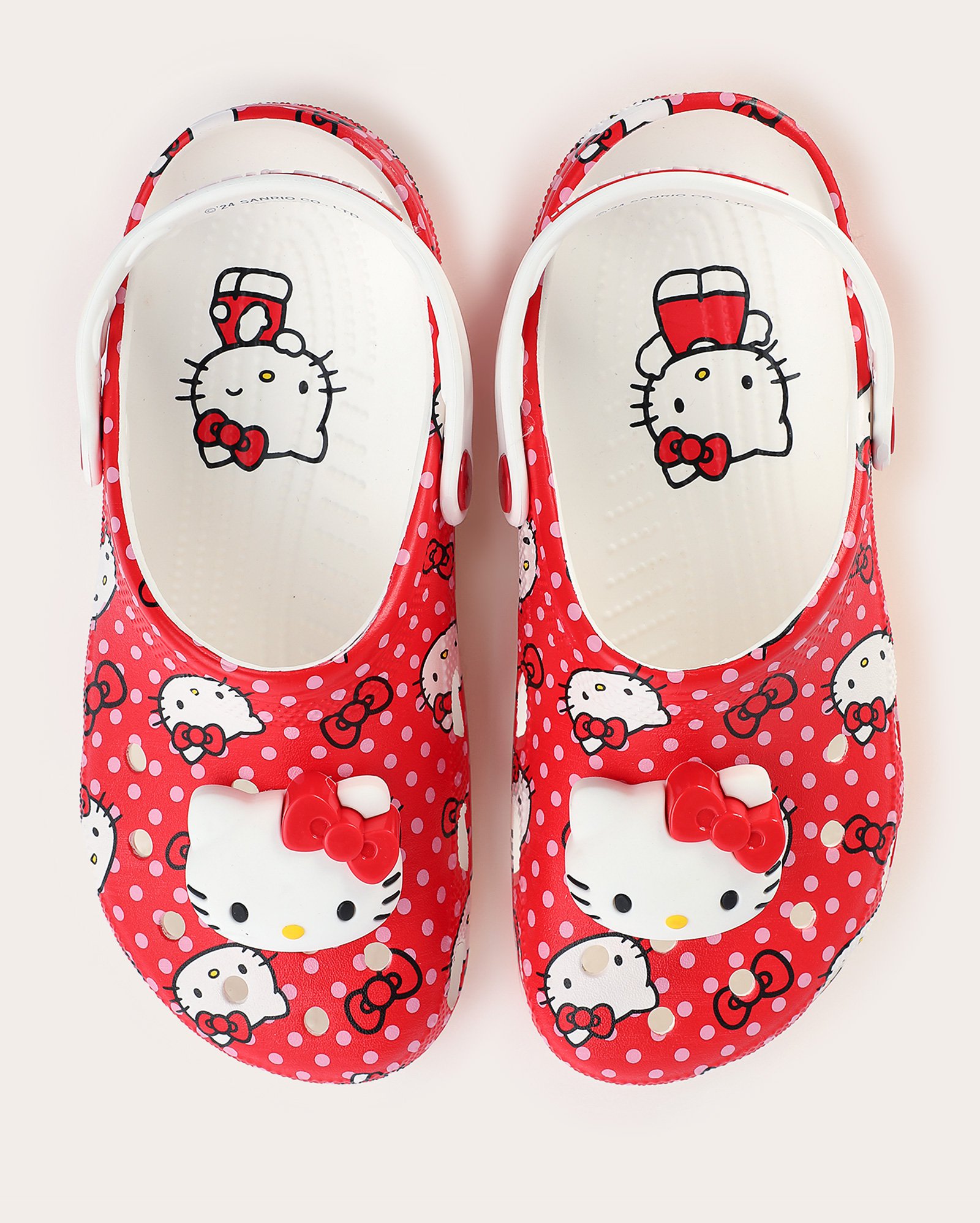 Sandália feminina Classic Hello Kitty - vermelha | Crocs