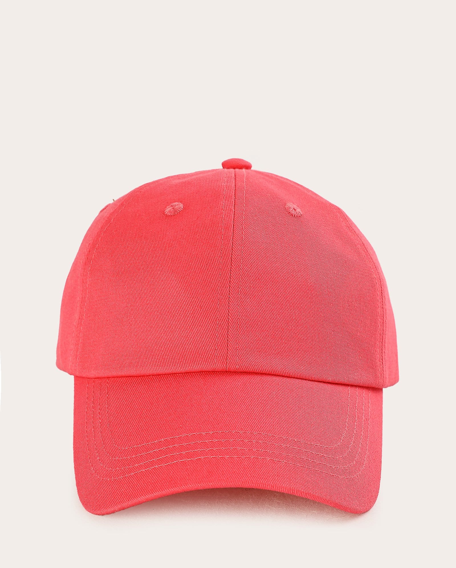 Boné masculino aba curva liso - Vermelho Claro