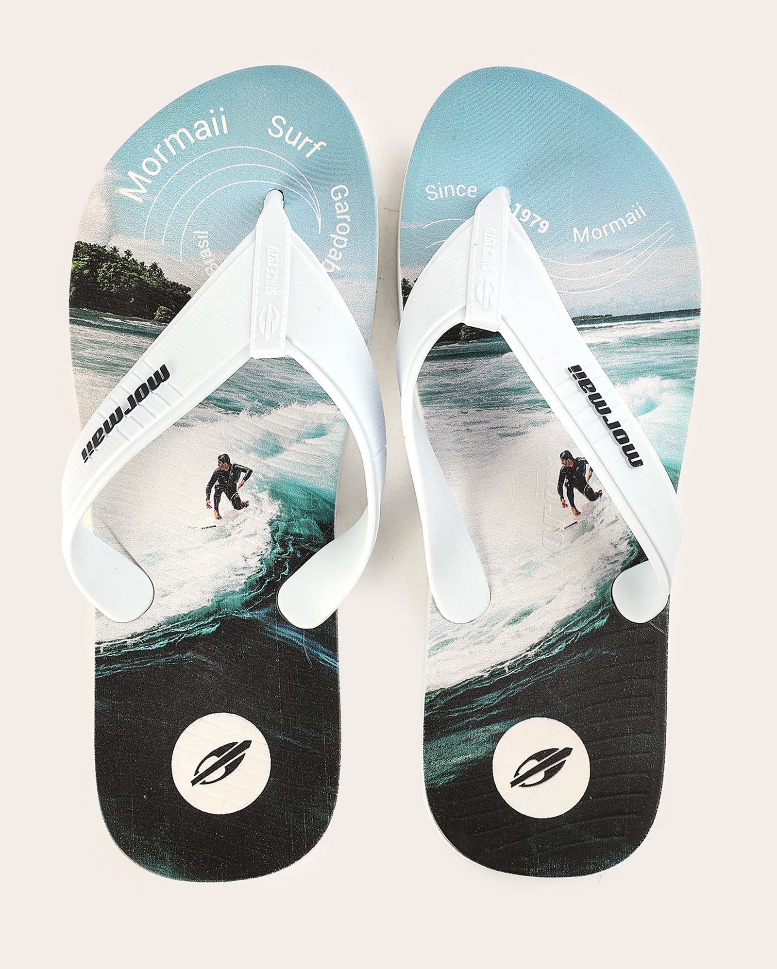 Chinelo masculino tropical pro II  - branco | Mormaii