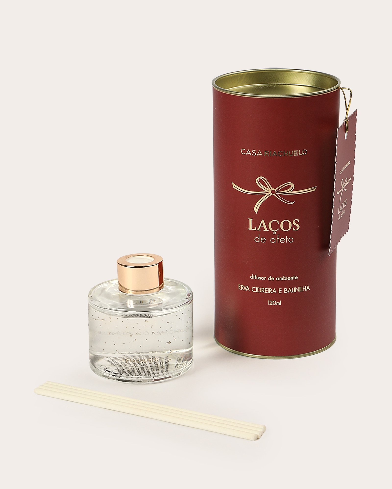 Difusor de ambiente erva cidreira e baunilha 120ml | Casa Riachuelo
