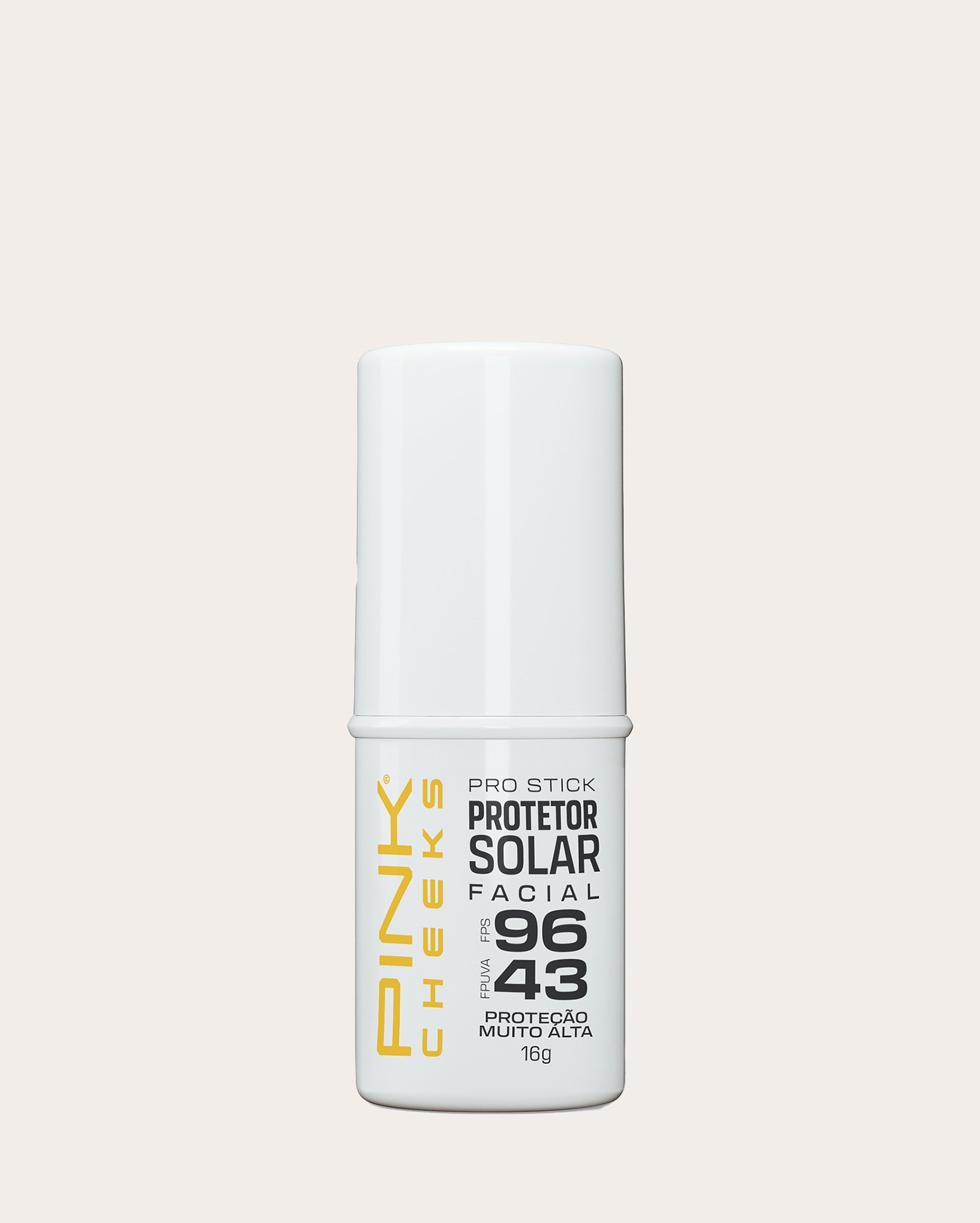 Protetor solar facial Pro Stick FPS96 FPUVA43 cor Pro15 16g | Pink Cheeks