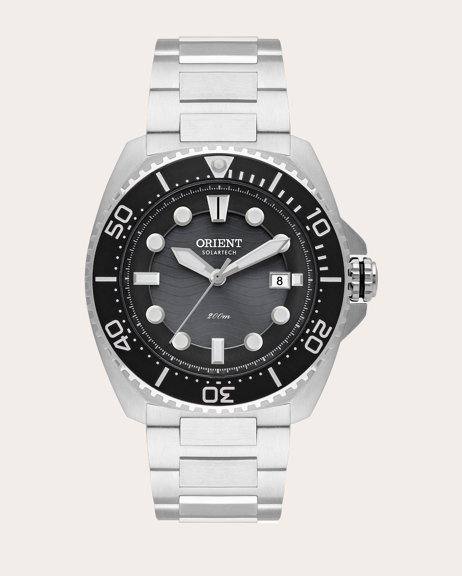 Relógio analógico masculino MBSS1471 G1SX prata | Orient