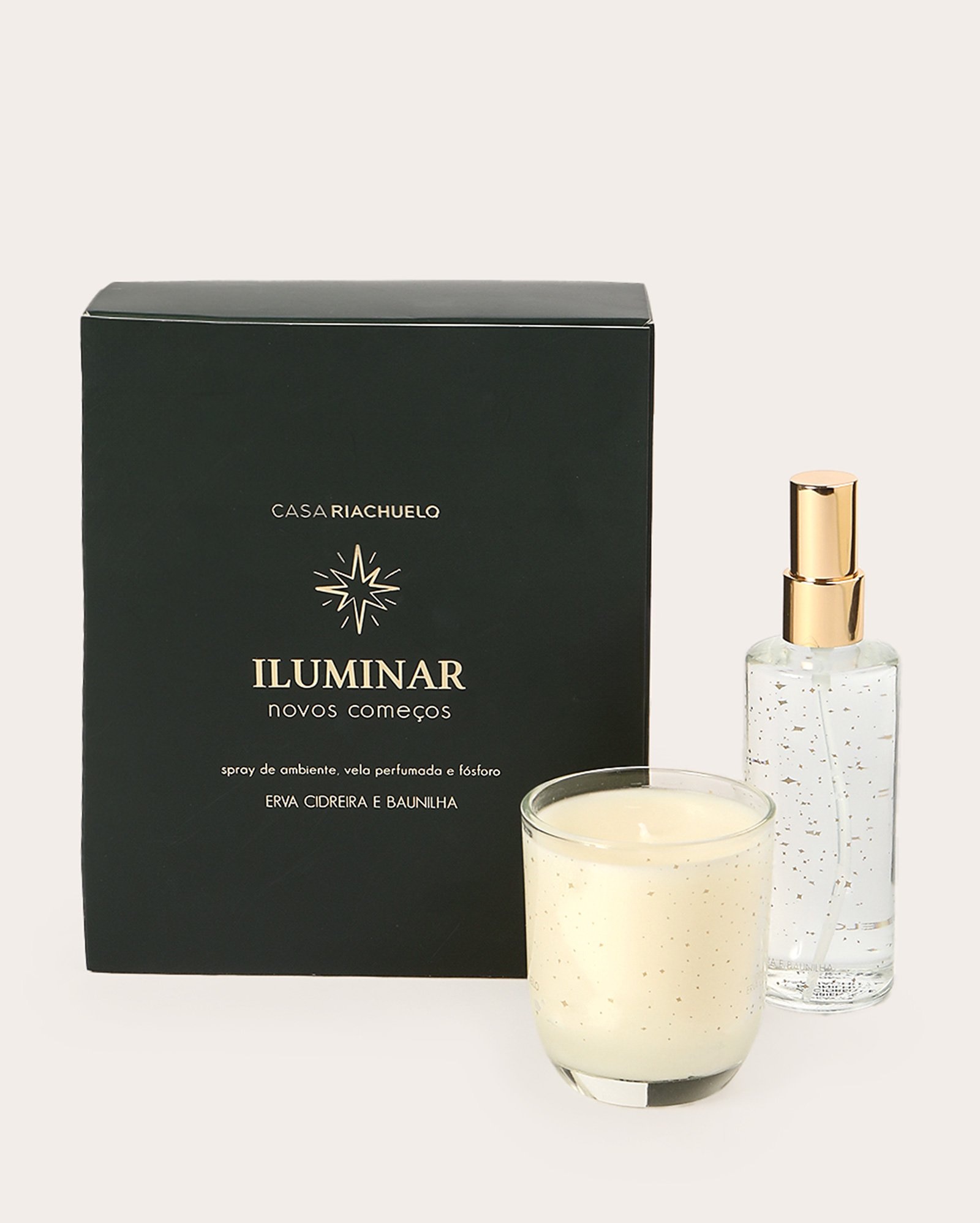 Kit aromático 3 peças de erva cidreira e baunilha | Casa Riachuelo