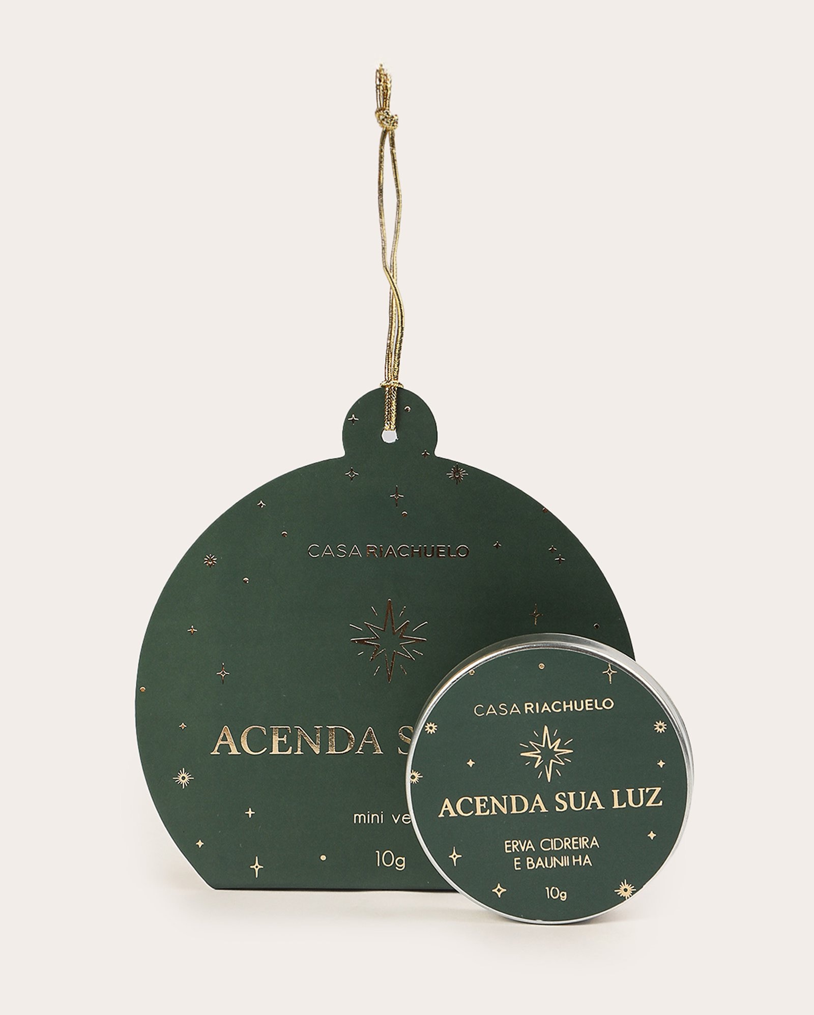 Mini vela de erva cidreira e baunilha | Casa Riachuelo