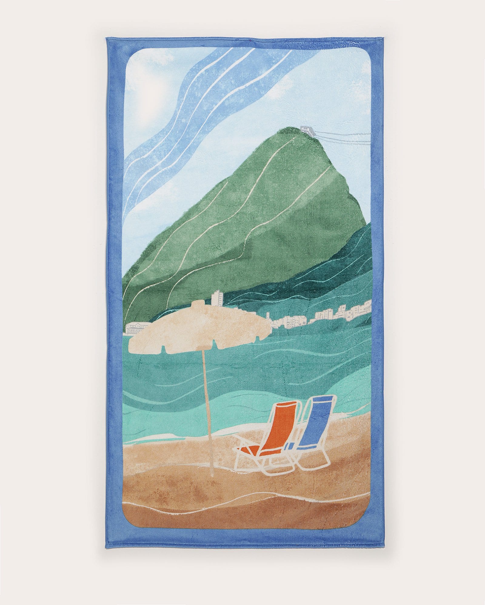 Toalha de praia aromas Rio de Janeiro - multicor | Casa Riachuelo