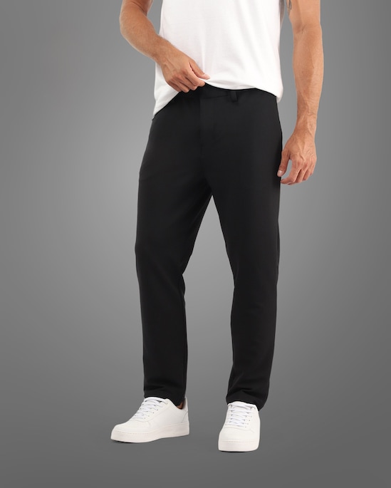 Calça masculina Tech D-Ultras alfaiatada chino - Preto