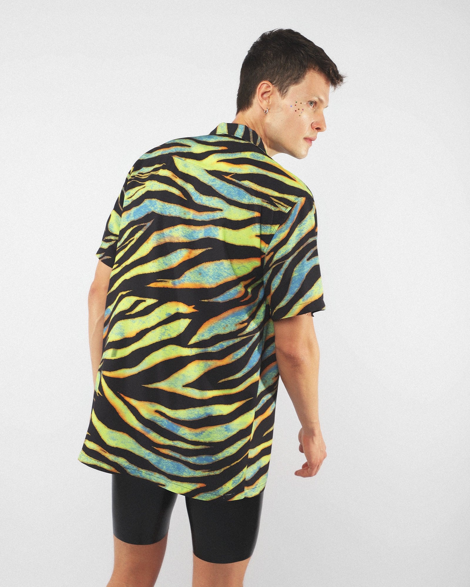 Camisa masculina bowling zebra - multicor — foto 5