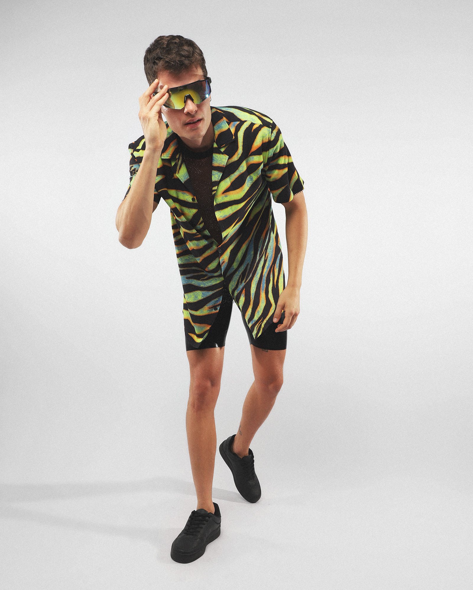 Camisa masculina bowling zebra - multicor — foto 2